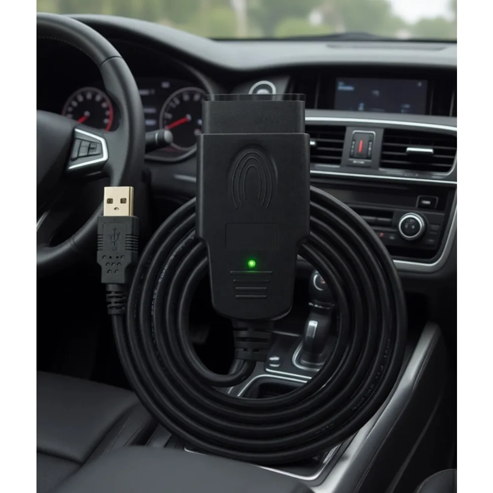 

USB OBD Adapter for Advanced Diagnostics and Coding