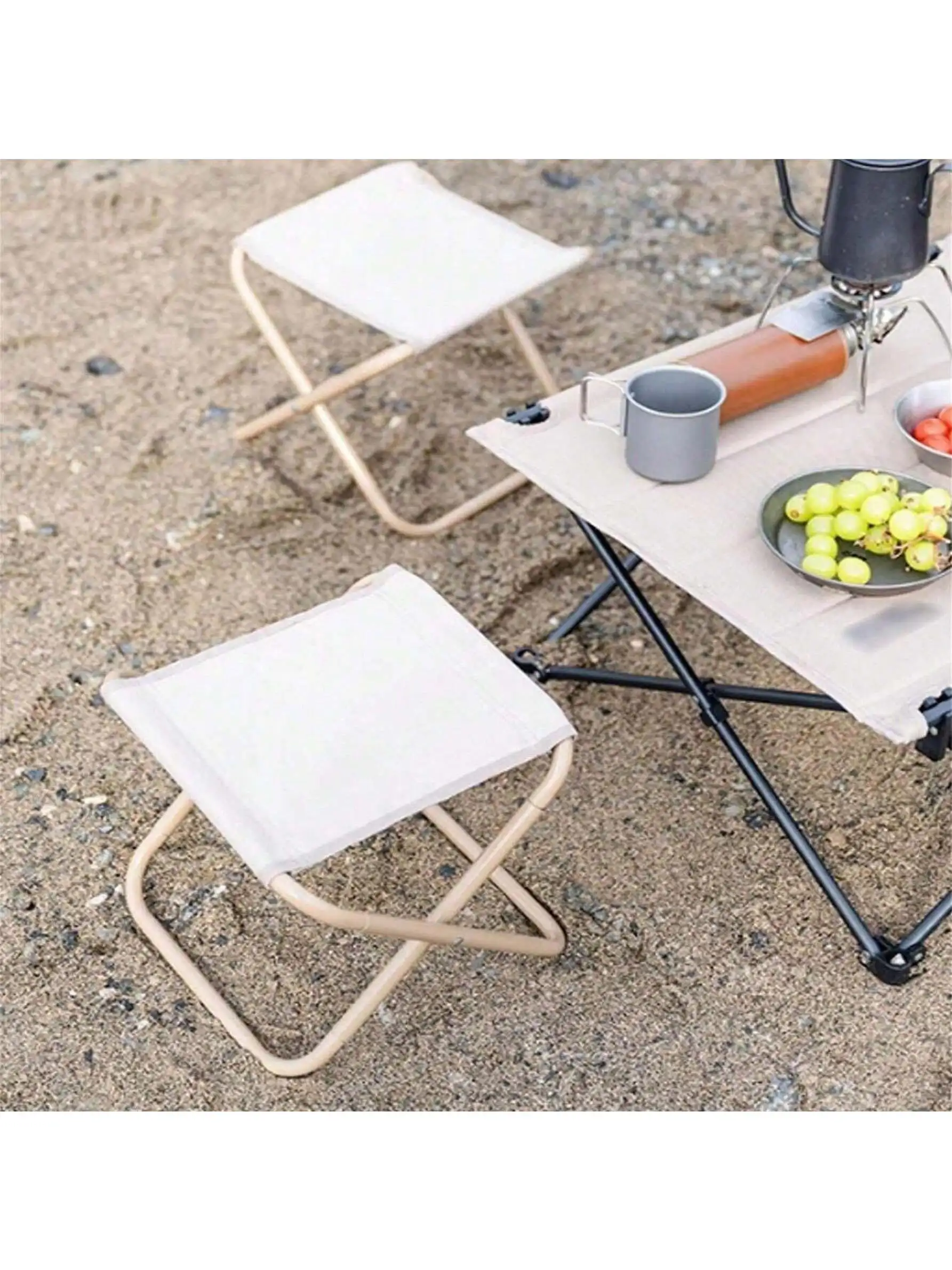 1pc cool and convenient camping folding chair, portable folding stool, fishing chair/outdoor folding chair, picnic camping suppl