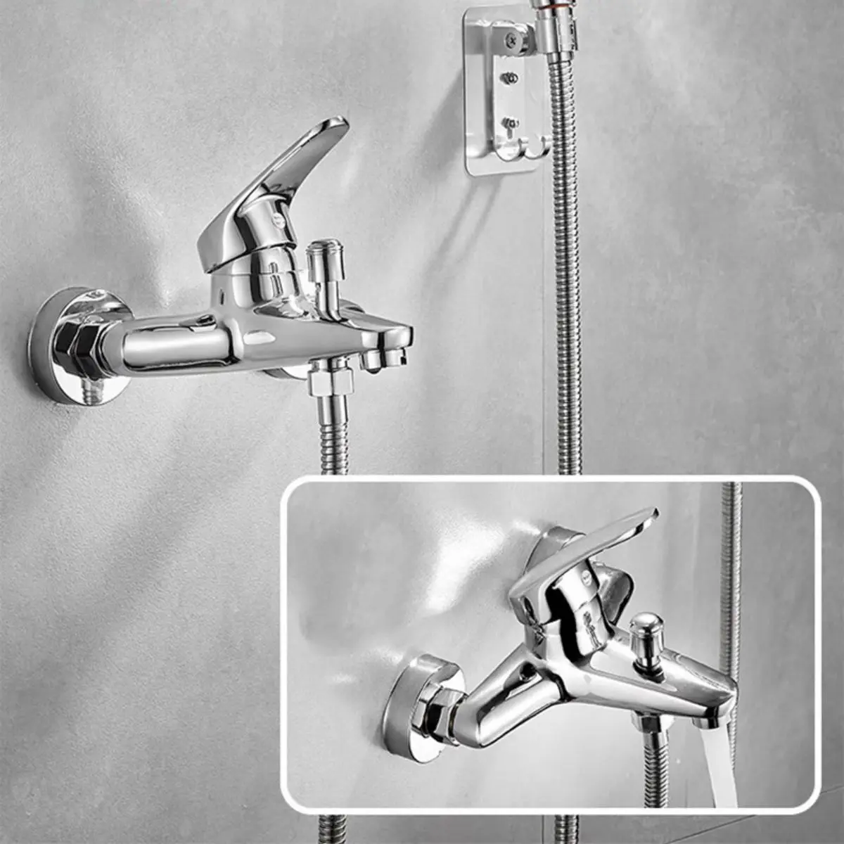 

Настенный смеситель для душа, смесительный клапан, смеситель для горячей и холодной воды для ванной комнаты, бытовой смеситель для унитаза, смеситель для ванны