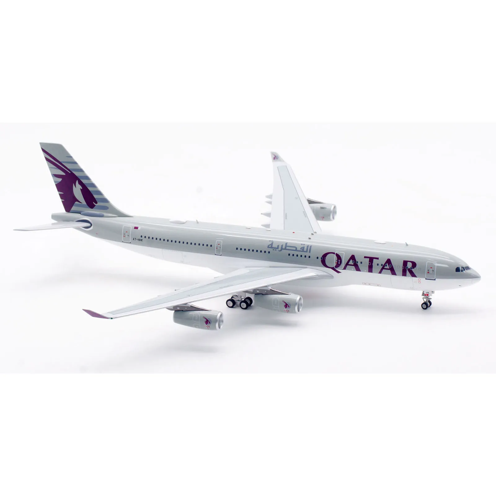 IF342QT0124 Alloy Collectible Plane Gift INFLIGHT 1:200 Qatar Airways Airbus A340-200 Diecast Aircraft Jet Model A7-HHK