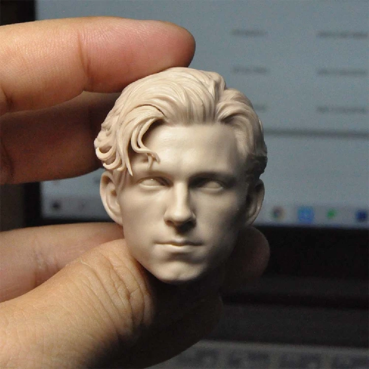 

1/6 Die Cast Resin Picture Model Assembly Kit Tom Holland Head Sculpting (55mm) Unpainted Free Shipping