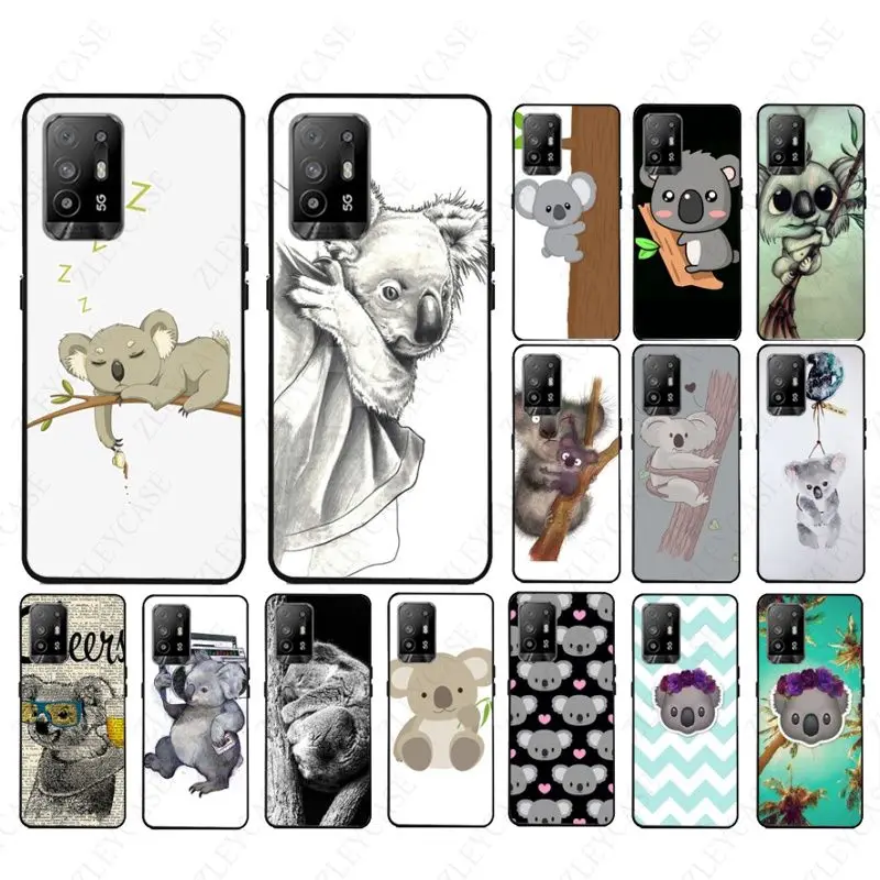 cartoon lovely cute Koala Phone cover For oppo Realme 8Pro 6PRO 6i 7pro 9i 9pro C11 C21Y C21 C25Y C25S C3 Q3S XT Cases coque