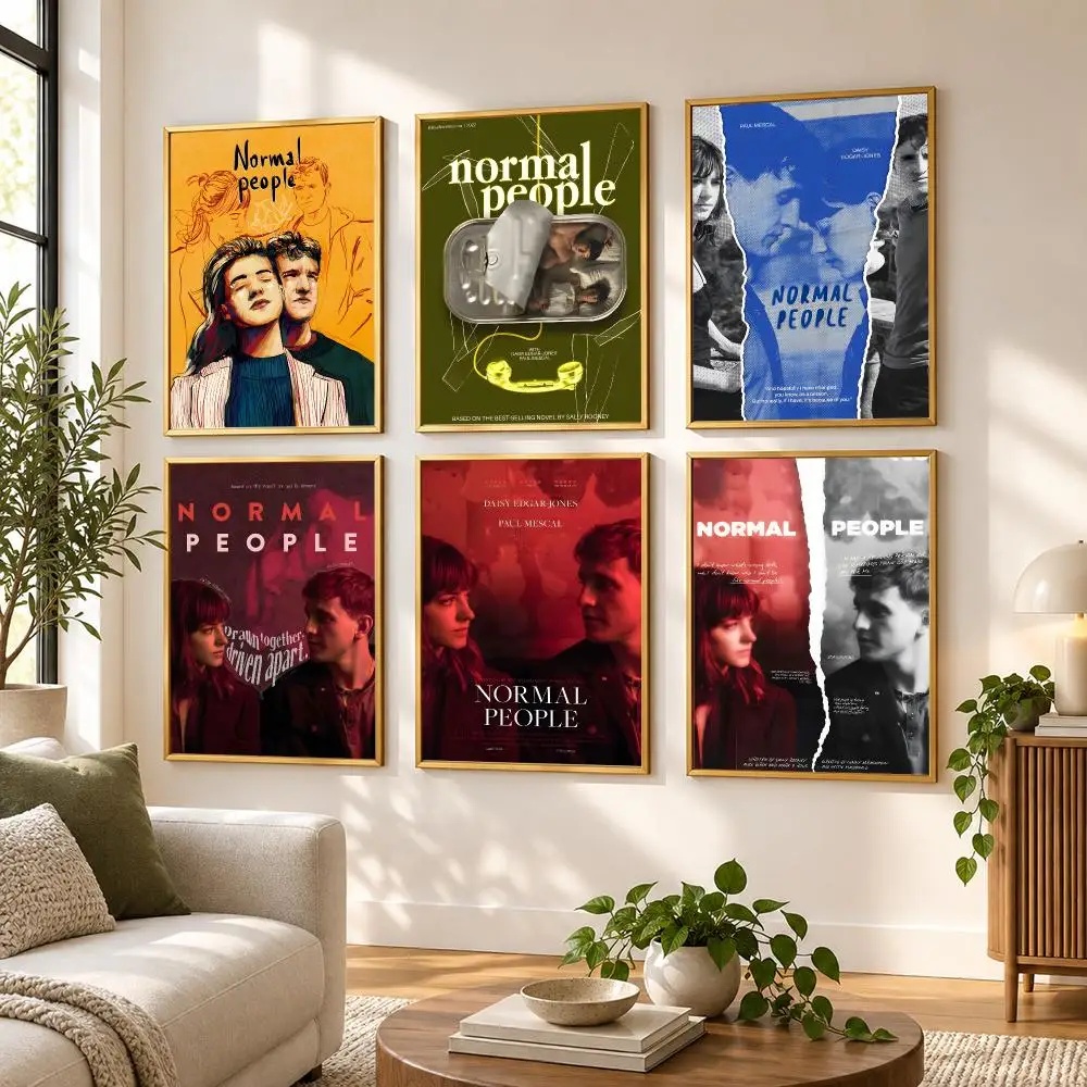 TV Series Normal People Poster HD art sticky wall waterproof home living room bedroom bar aesthetic decoration