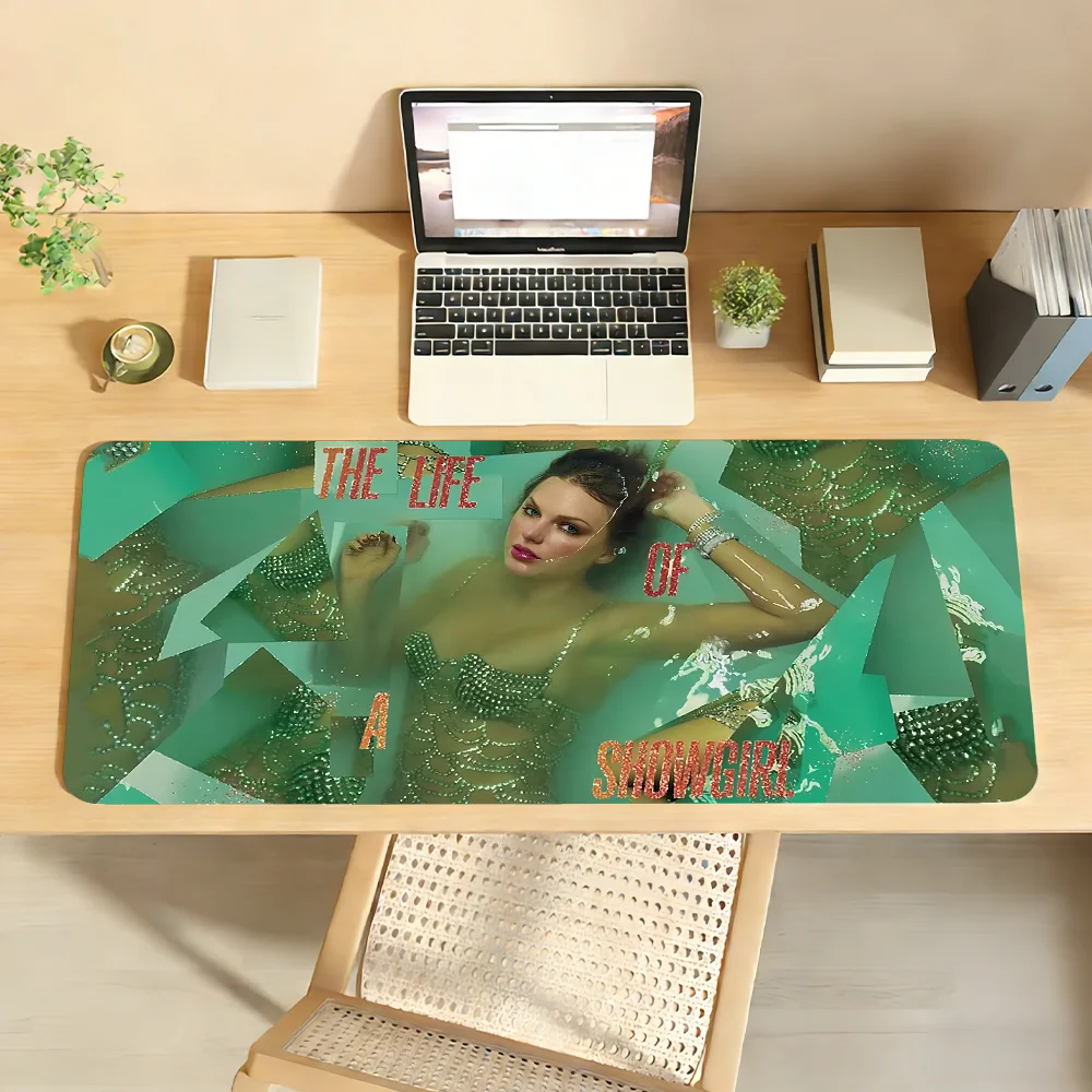 The Life Of A S-SwiftES Showgirl Mouse Pad Non-slip Locking Edge PC Laptop Accessories Rubber Office Keyboard Game XXL DeskMat