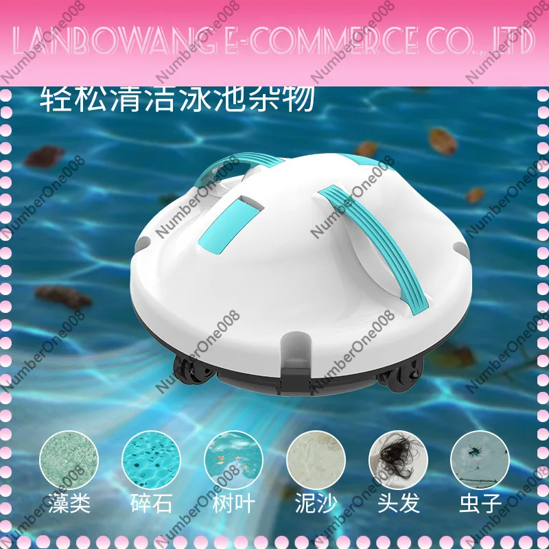 Pool Cleaning Robot Automatic Underwater Vacuum Cleaner Smart Robotic Pool Cleaner for Swimming Pool