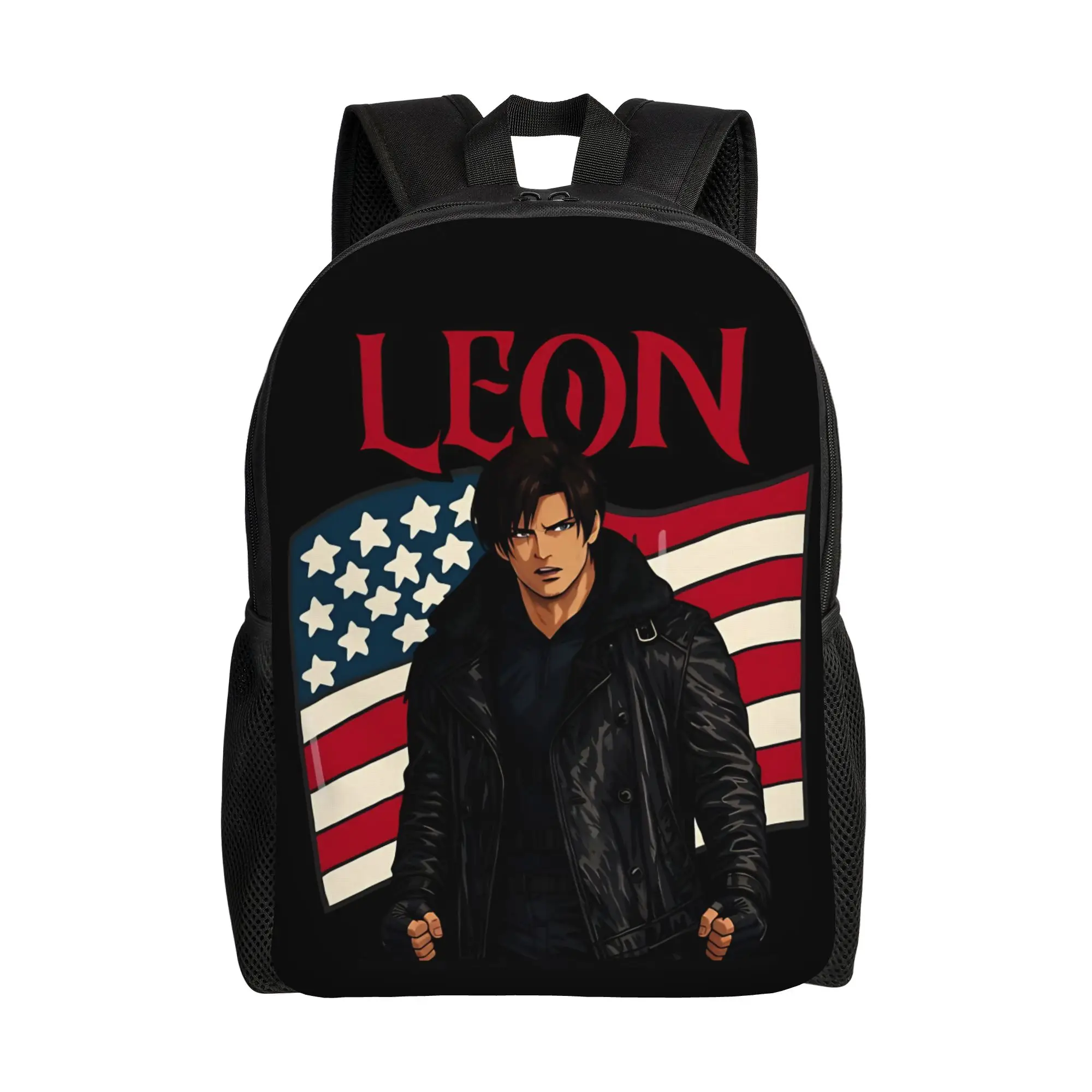 

Leon kennedy Biohazard Residents Evils 9 Requiem Backpack for Girls Boys Kids Lightweight School Bag for Toddlers Preschool