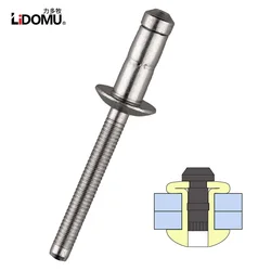 30/50pcs 6.4mm Stainless Steel Structural Blind Rivet High Strength Fastener Rivets
