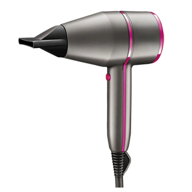 

Salon/ Professional Hair Dryer Blow Hot Cold Air Speed Adjust With Two Nozzles Hair Styling Tool 220-240v Voltage Eu Plug