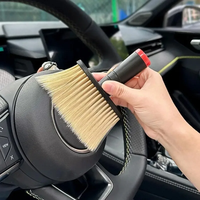 

Car Interior Cleaning Brush Center Console Clean Tool Air Outlet Cleaning Soft Brush Car Crevice Dust Removal Brush Car Cleaning