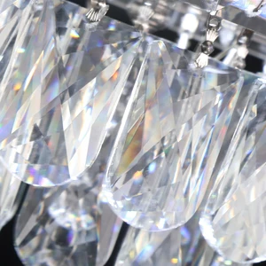 الحديثة قلادة ضوء الفاخرة كريستال Led الثريا المطبخ جزيرة سقف معلق مصباح غرفة المعيشة ديكور المنزل بريق تركيبات #6