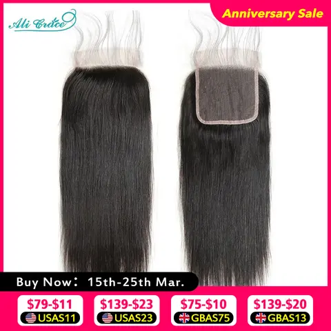 Brazilian 5x5 HD Lace Closure 18 Inch ALI GRACE