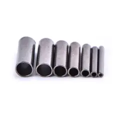 100PCS 1.0~3.2 Brass Fishing Crimps Sleeve Pike Tube Pipe Leader Wire Crimping Sleeves Fishing Gear Accessories