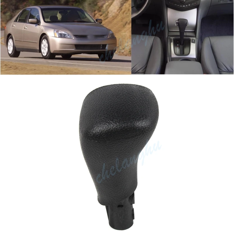 

Ручка автоматического переключения передач из искусственной кожи для Honda Accord 2003 2004 2005, черная ручка, автомобильные аксессуары 54131SDAA51