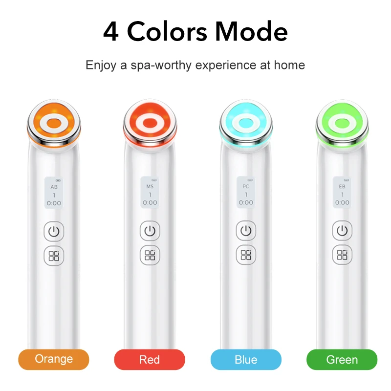 Biblioteca intelligente M-Cell Microcorrente 4 modalità colori Dispositivo di bellezza bagliore in vetro Dispositivo antirughe in vetro Cura coreana