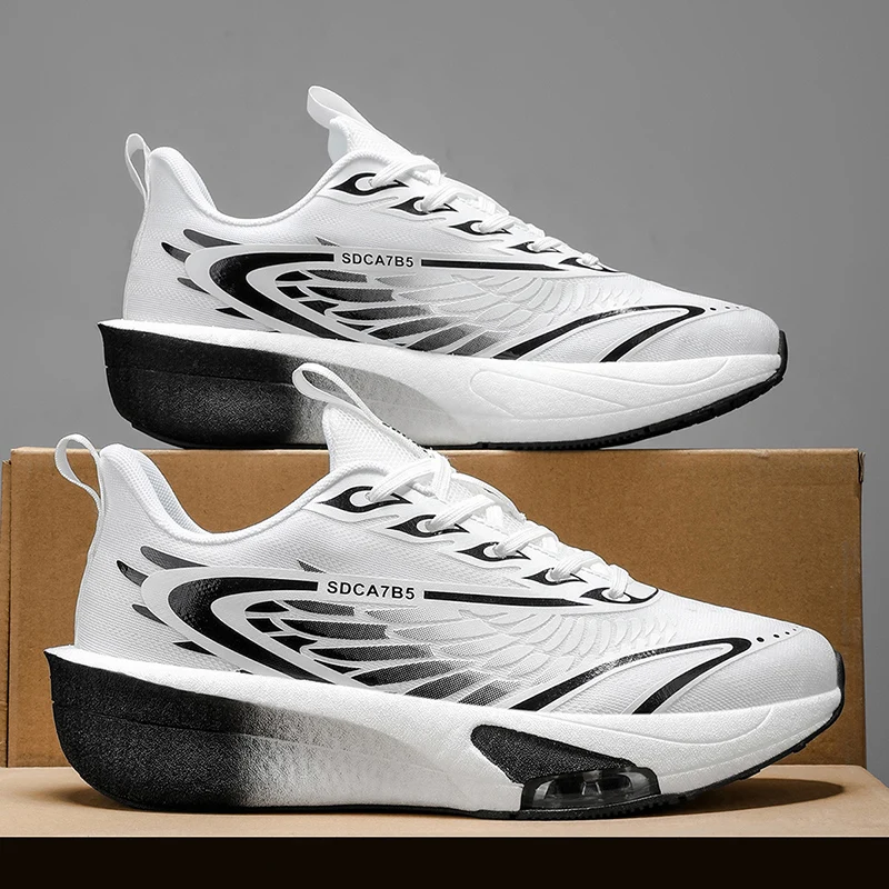 

Autumn Hot Selling Cushioned Men Women Sports Shoes Lightweight Rebound Soft Running Shoes Wrapped Wear-resistant Walking Shoes