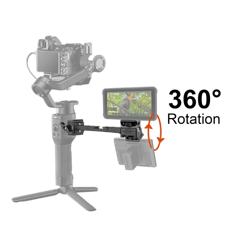 

Stabilizer Bracket Stand for Monitors Video Light Arm Extend Cold Shoe Mount Drop shipping