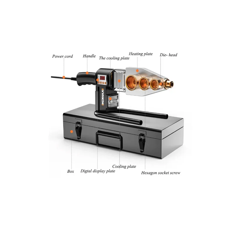 220V Electric Pipe Welder 800W Automatic 20/25/32mm Pipe Welder PPR PE PB PVC Pipe Welding Tool Kit 63