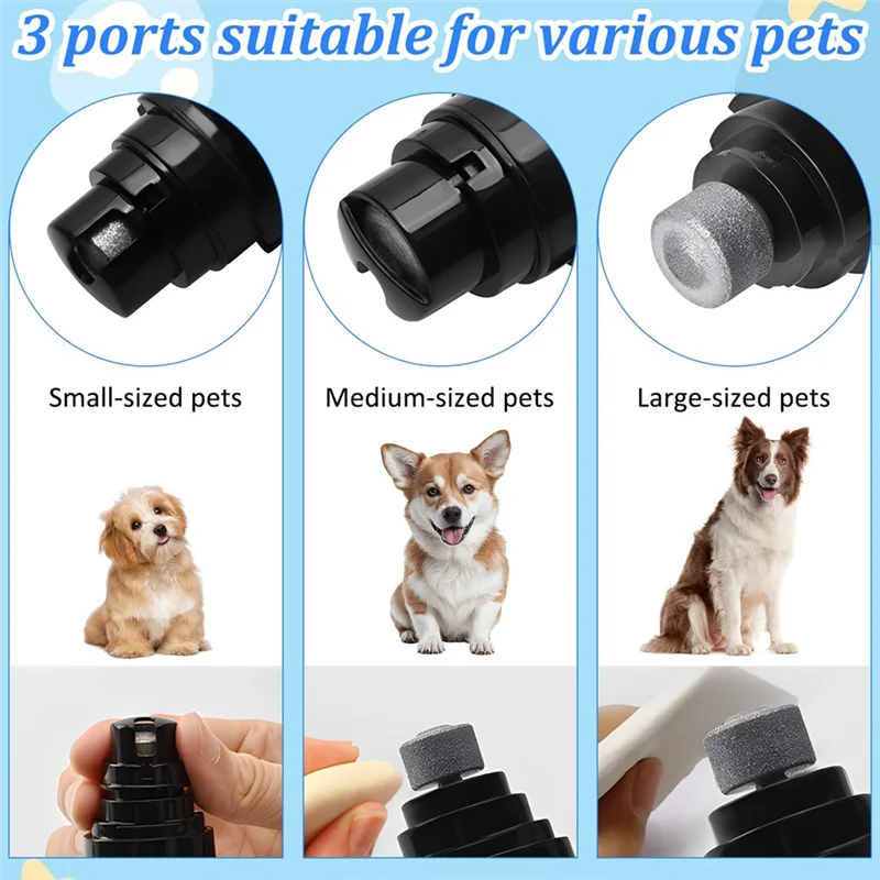【Berserk】Rechargeable Usb Pet Nail Grinder Nail Grinder For Dogs Cat And Dog Nail Clippers