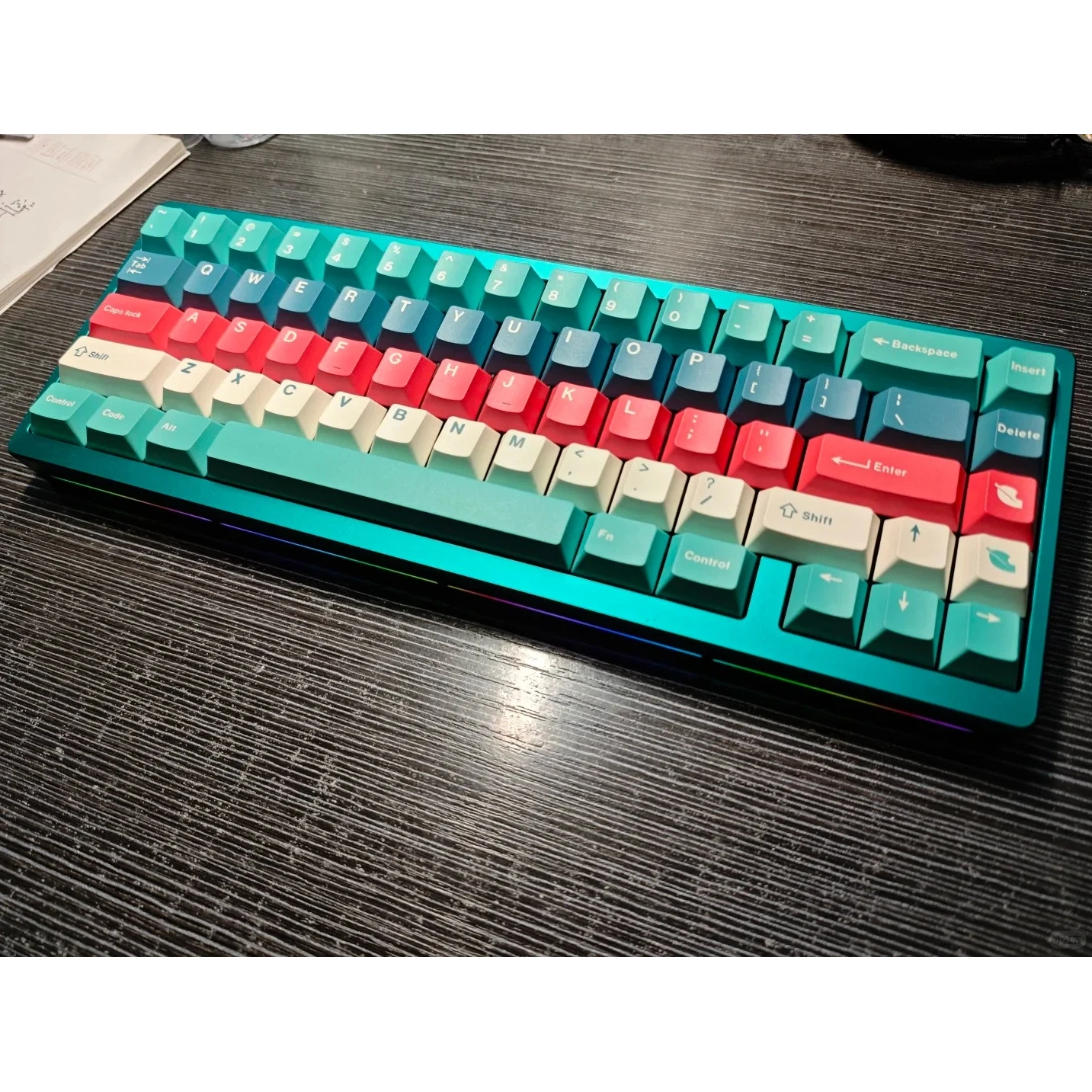 WEIKAV NUT65 CU Mechanical Keyboard CNC Copper Base Triple-Mode Wired 2.4G Bluetooth Gaming Esports RGB 8PIN Gasket