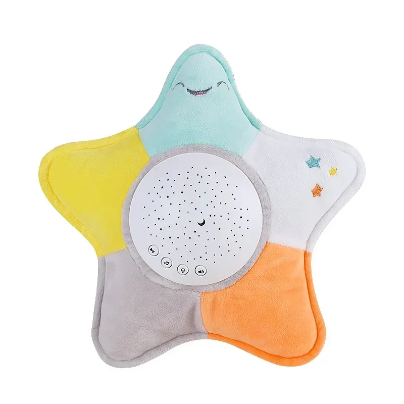 [ตลก] FIVE-pointed Star เต่าฉายโคมไฟ Starry Sky PROJECTION ตุ๊กตา Soothing Plush เด็กวัยหัดเดินของเล่นของขวัญวันเกิดสําหรับเด็ก