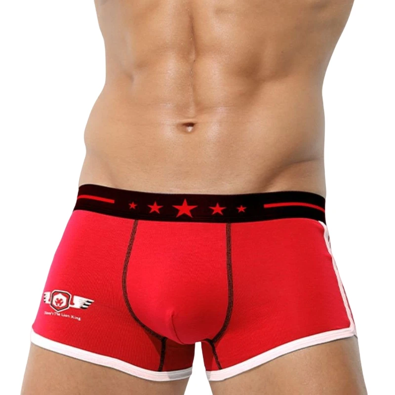 3Pack Men's Cotton Underwear Breathable Soft Boxer Briefs Athletic Sportswear Comfortable Elastic Waistband