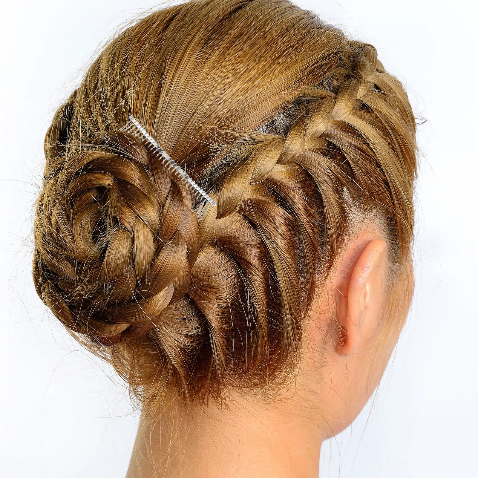 20Pcs Hair Insert Comb Silver Metal Wire Side Combs 30 Teeth Comfortable Hold for Bridal French Bun Updo Hair Fork Styling Clip