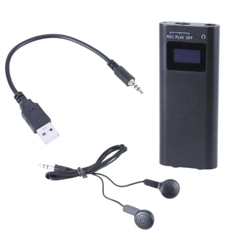 

64GB Digital Voice Recorder Recorder Sound Recorder Portable MP3 Dictaphone for Lecture Meeting Recording Device Voice