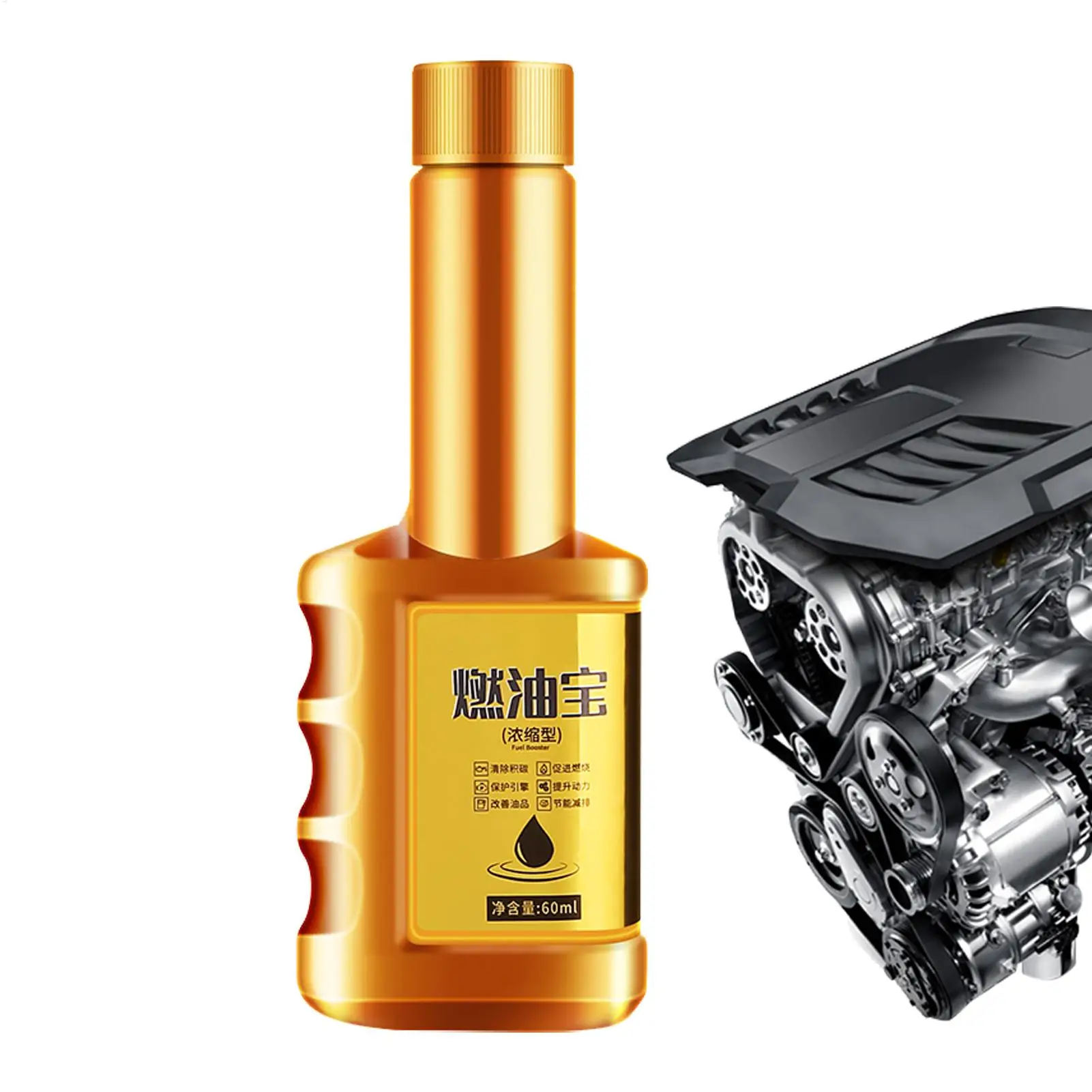 Injector Cleaner Fluid 60ml Valve Cleaner Diesel Injector Cleaner Car System Petrol Saver Save Oil Additive Carbon Cleaning