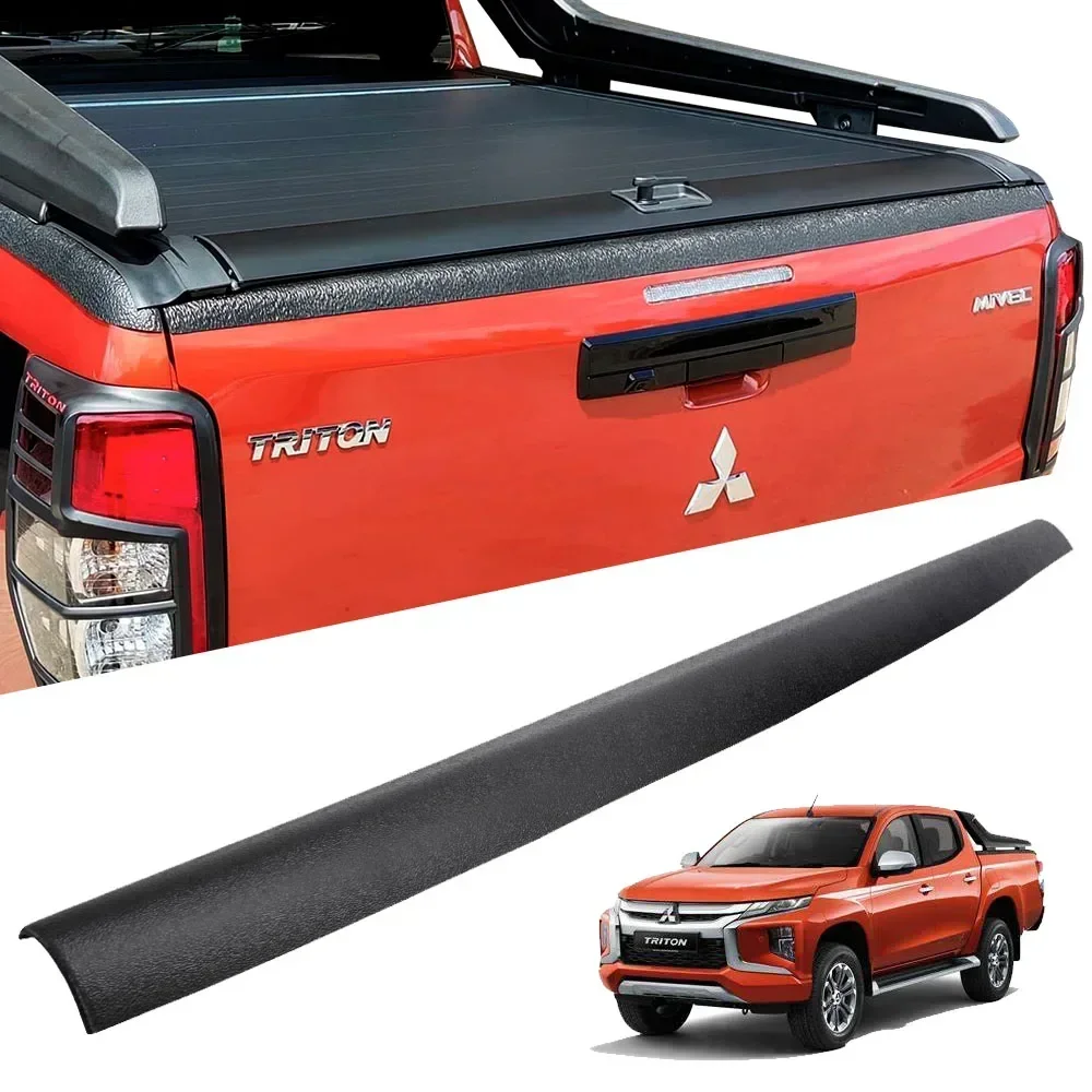 Tapa Protectora de riel, embellecedor de puerta trasera para Mitsubishi L200, Montero Triton 2019 + Mitsubishi Strada, Strakar, Mitsubishi bárbaro