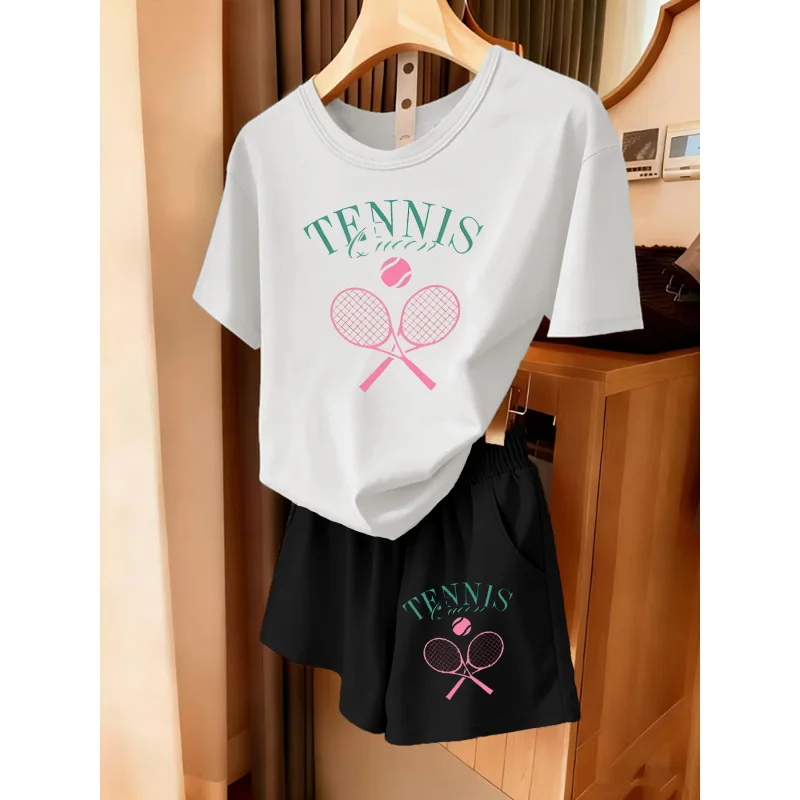 The 2026 women's short-sleeve top and shorts set is comfortable, soft, and breathable—perfect for everyday workouts. view 5