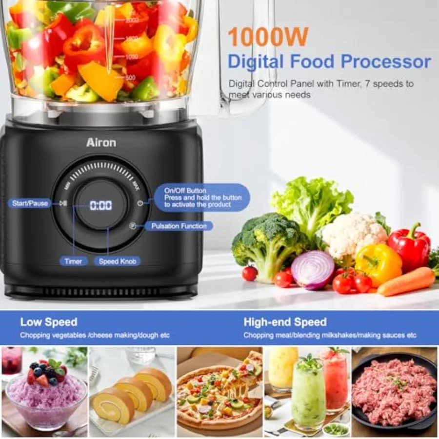 High-Capacity 7-in-1 Electric Food Processor 2