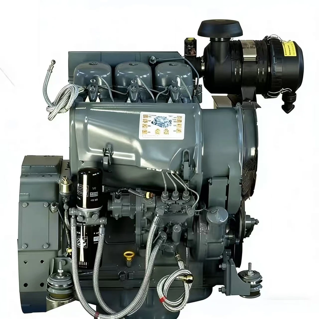Popular F3L912W 37kW 50 Electric Start Air-Cooled Engine Assembly With 3 Cylinders And Motor For Construction Machinery
