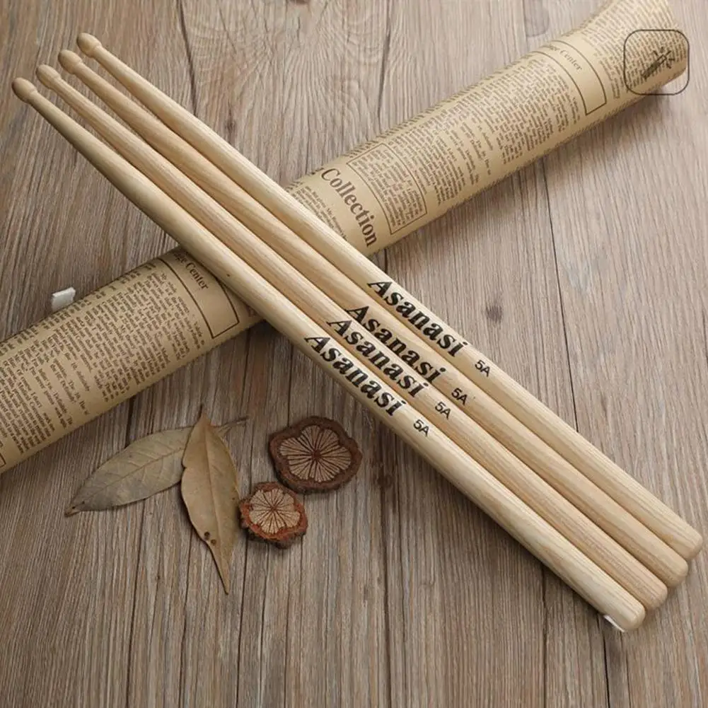 

Professional Wooden Drum Sticks For Beginners 5A Oak Wood Drumsticks Set Drum Sticks Percussion Instrument Accessories