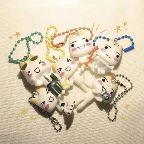 Handmade Toro Inue Keychain Aesthetic jewelry
