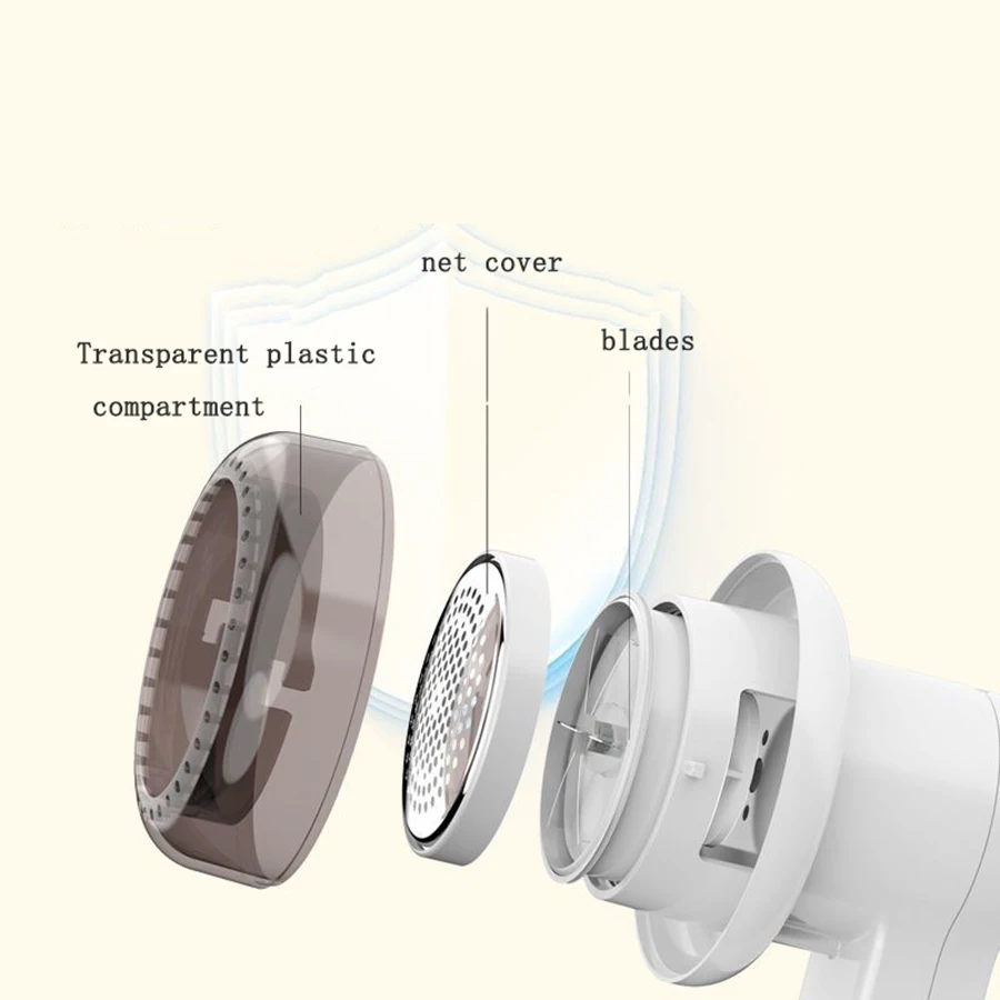 Rechargeable Fabric Hair Remover: Portable & USB Powered Hairball Trimmer For Sweater  & Wool Pilling Garment Removal