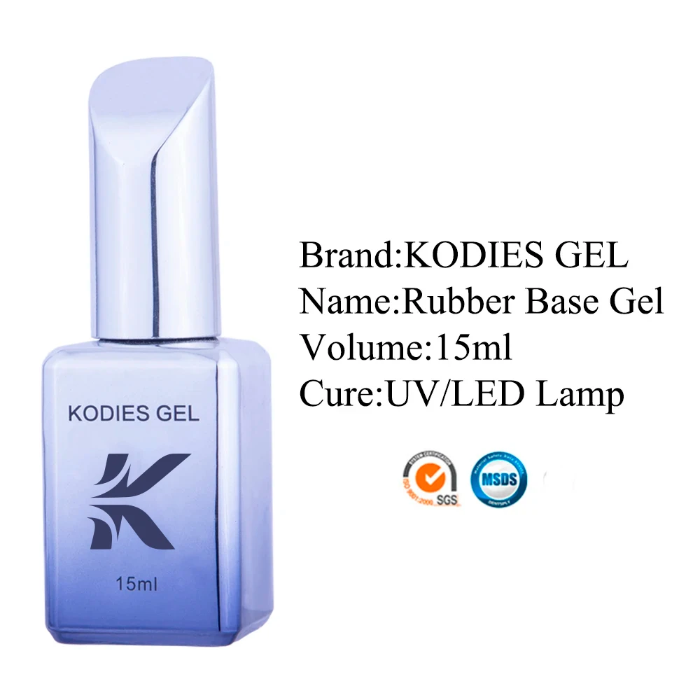 KODIES GEL 12 PCS/Set Rubber Base Gel Nail Polish 15ML Vernis Semi Permanent Nude Milky Color French Manicure Nails Art Gel Base