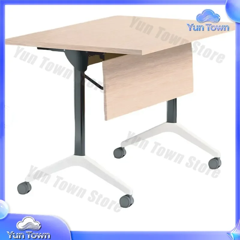 Folding Conference Table for Office Meeting Room Training Classroom Study Desk Movable Free Combination Negotiation Table