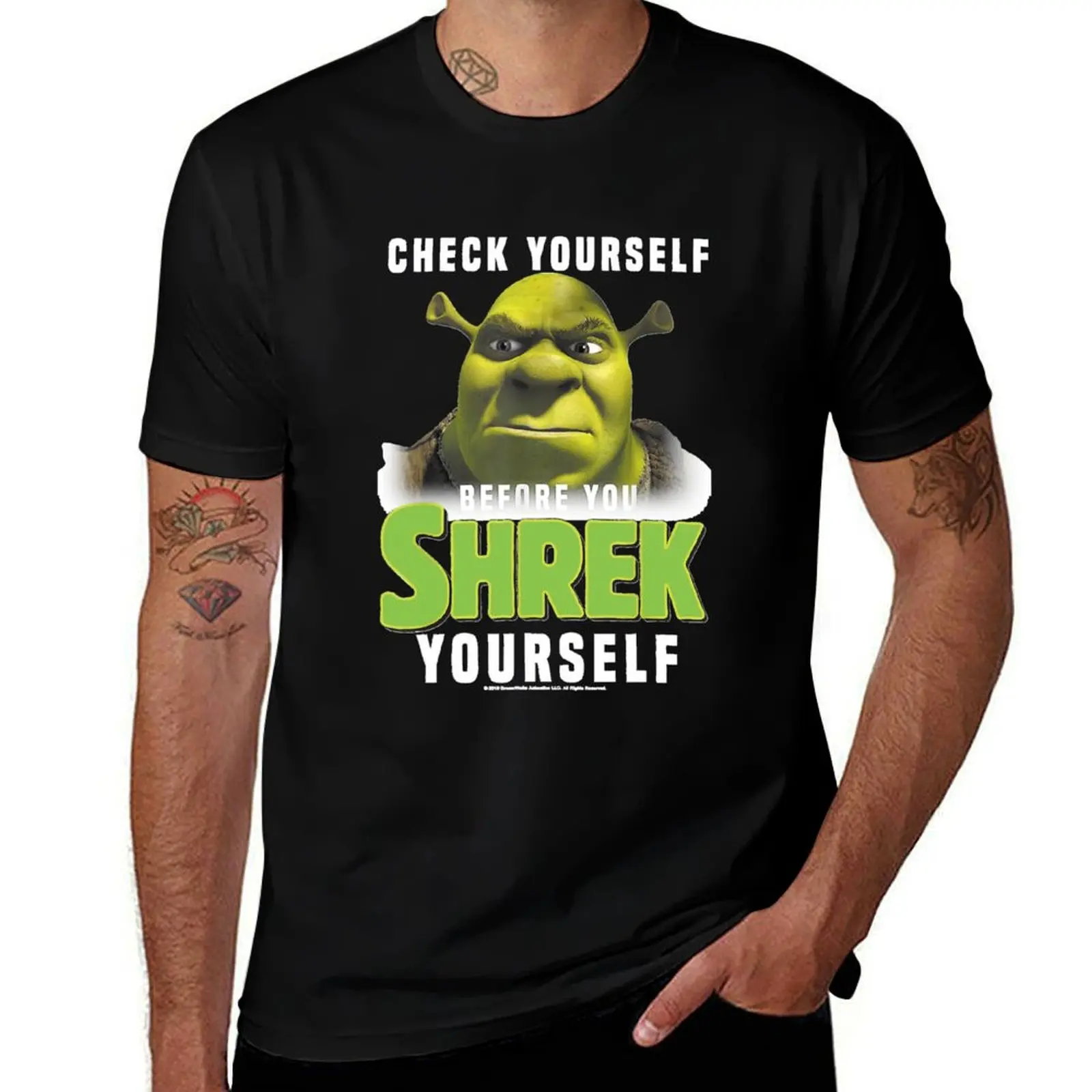 

Shrek check yourself before you shrek yourself T-Shirt customs korean fashion outfits for men