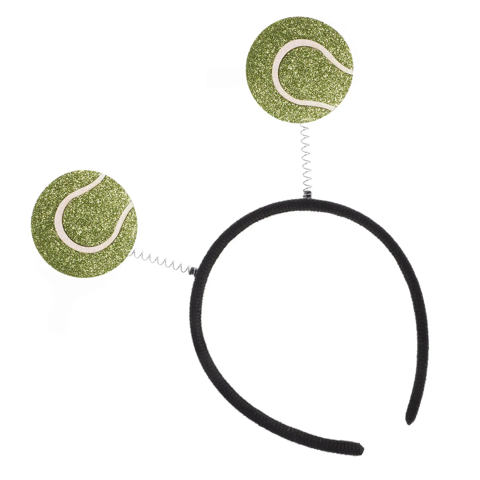 Spring Ball Headband Tennis Hair Accessory Party Festival Birthday Sports Event Running Athletic Headband Hair Hoops
