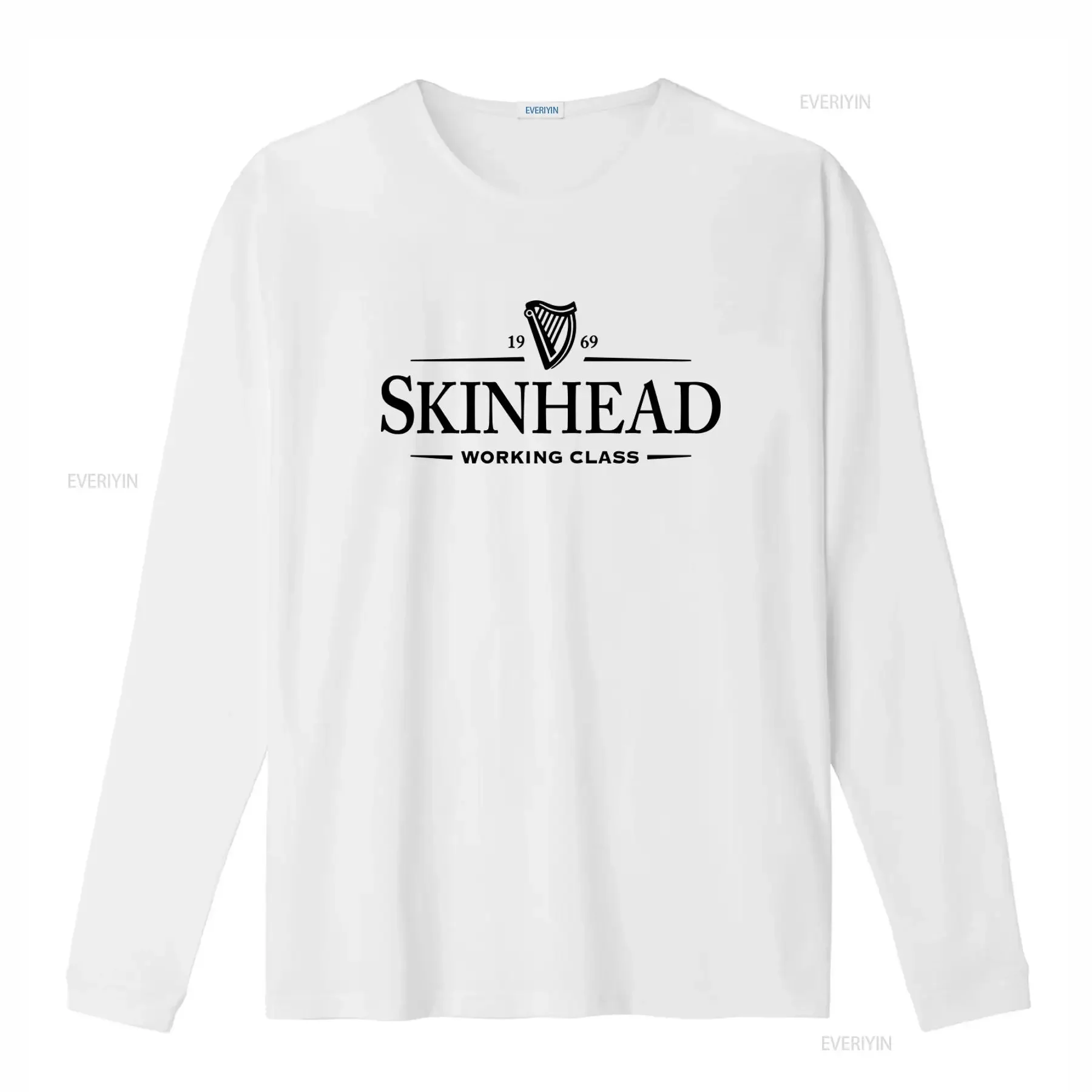 SKINHEAD Working Class T Shirt SHARP Oi Stout PUNK nyhc Classic Design Comfortable Cotton vintage Washed Casual Breathable Soft