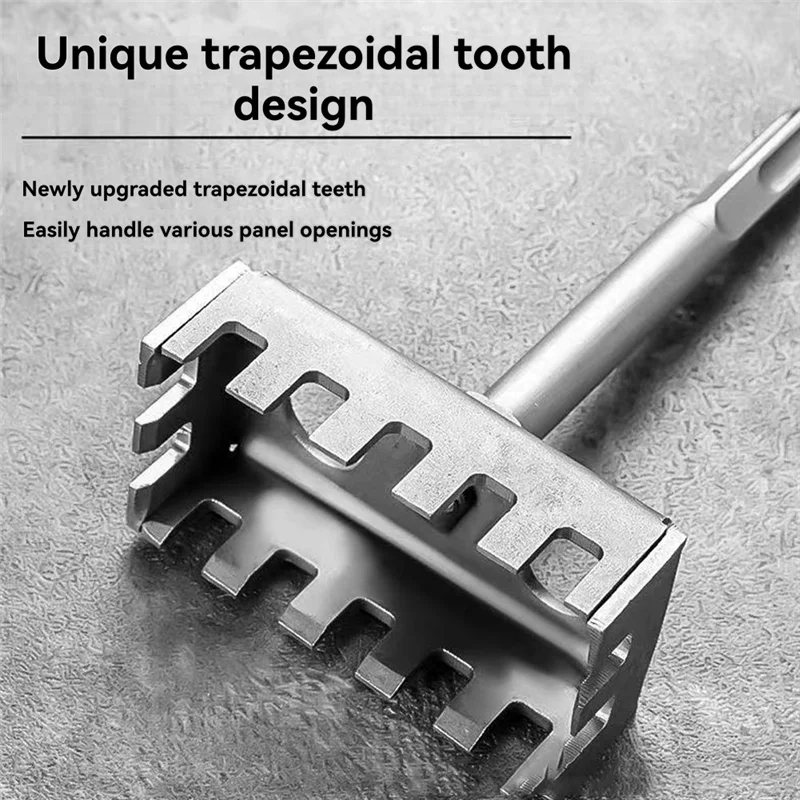 GW-86 Wire Box Square Handle Round Handle Punch Hardened And Wear-Resistant For Plumbers Electric Hammer Hole Punch