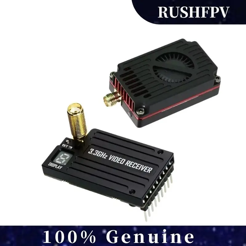 

RUSHFPV 3.3G 4W VTX поддерживает передатчик видеопротокола IRC 7–30 В и модуль VRX для очков 3,3 ГГц для RC FPV дальнего дрона