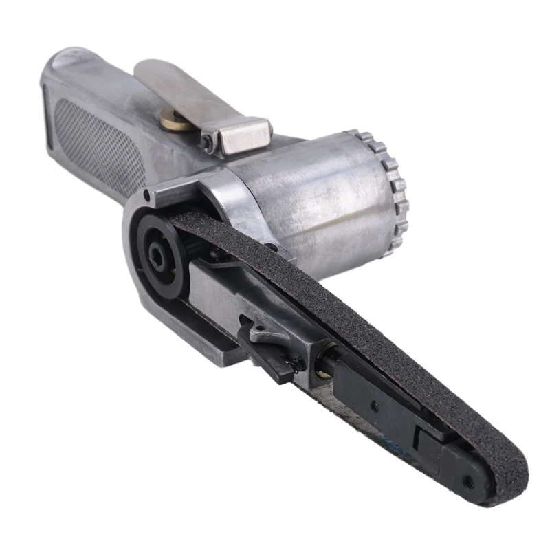 3/8 بوصة حزام الهواء ساندر زاوية الهواء ماكينة طحن الرملي + أحزمة الصنفرة لضاغط الهواء الرملي الصغيرة