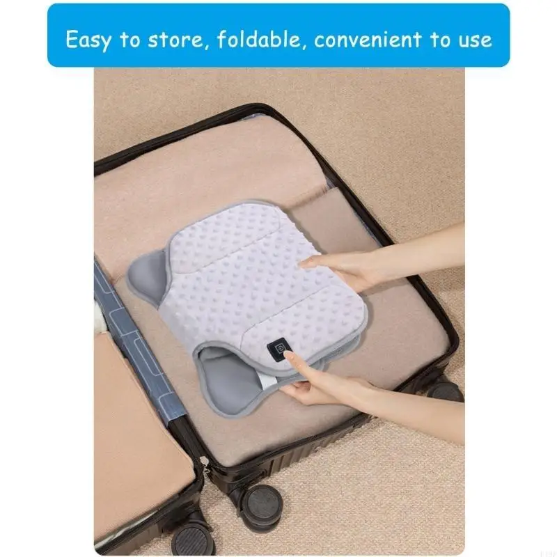 F19F Przenośne podgrzewane maty USB miękkie poduszki dla wózków dziecięcych i wygody podróży