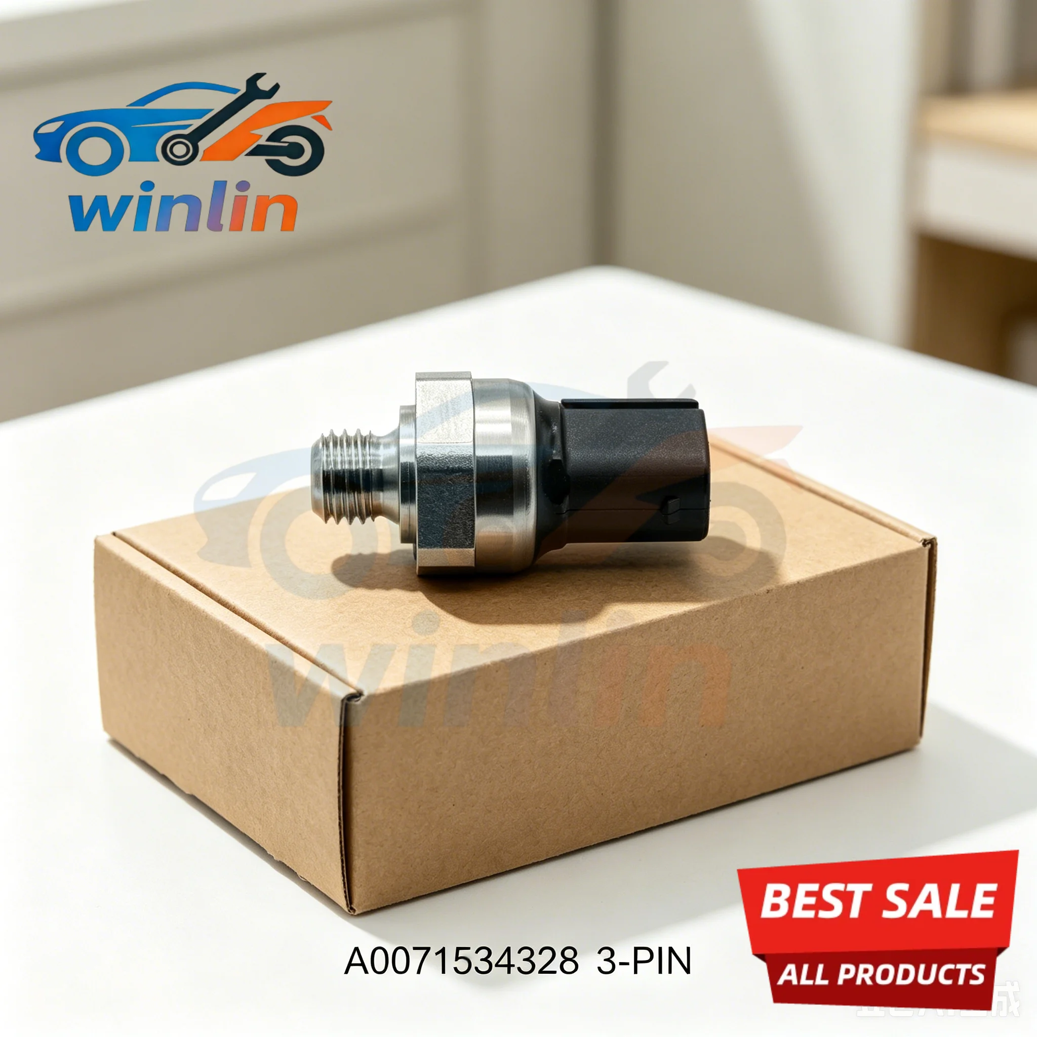 New Fuel Rail Pressure Regulator Pressure Sensor OEM 81CP3701 81CP37-01 A6519050200 A0071534328 Fit For Mercedes-Benz