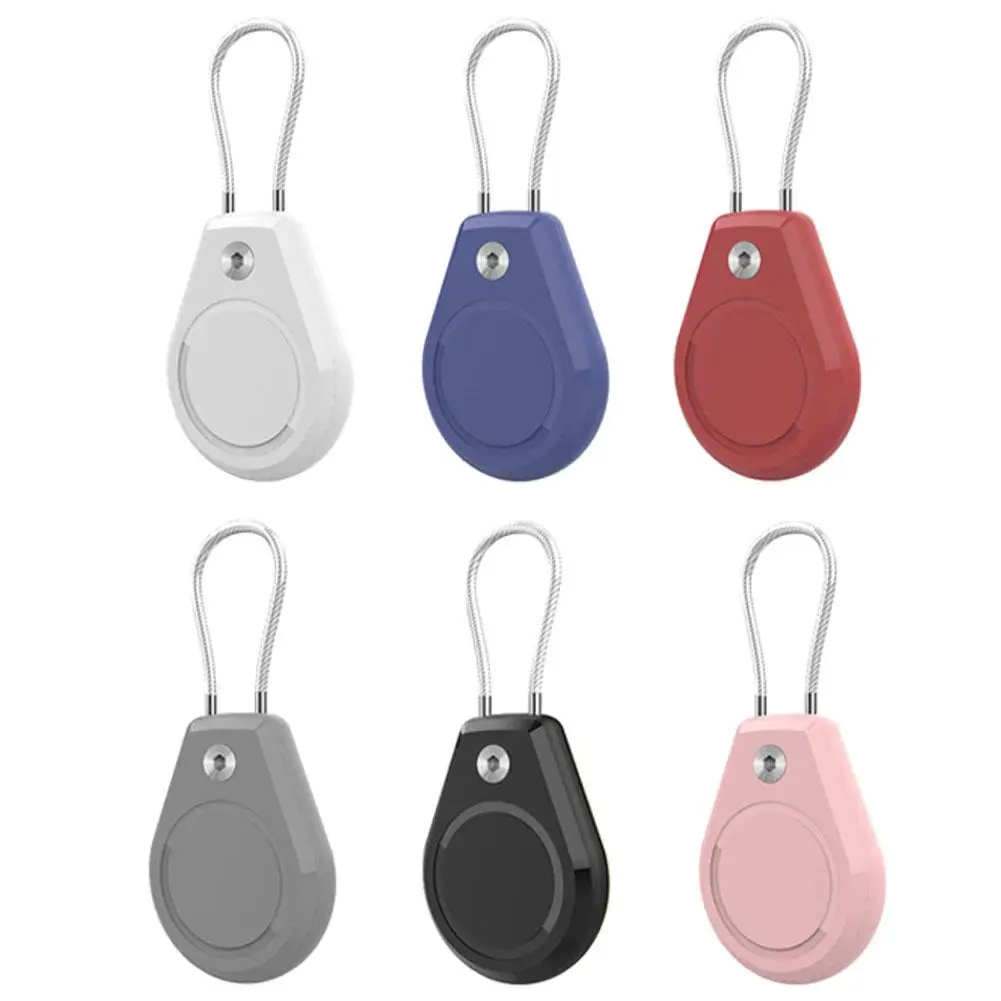 For Apple Protective Case With Steel Wire Anti-lost Rope Waterproof And Dustproof Locator Protective Case for airtag R4Y8