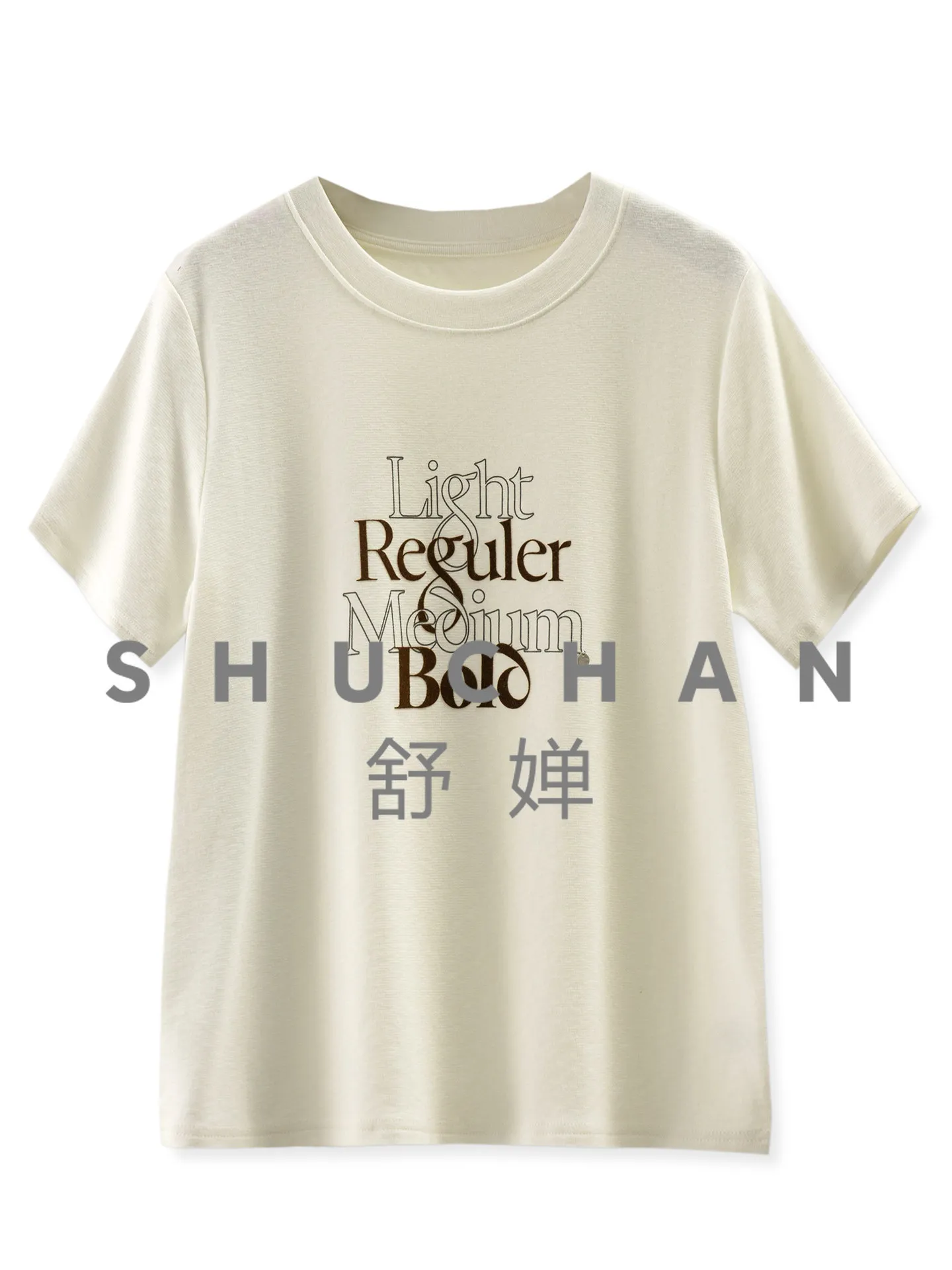 

Женская футболка Simple Out of The Street в стиле французского ретро с контрастным цветным принтом и надписями, круглым вырезом и короткими рукавами 07W0