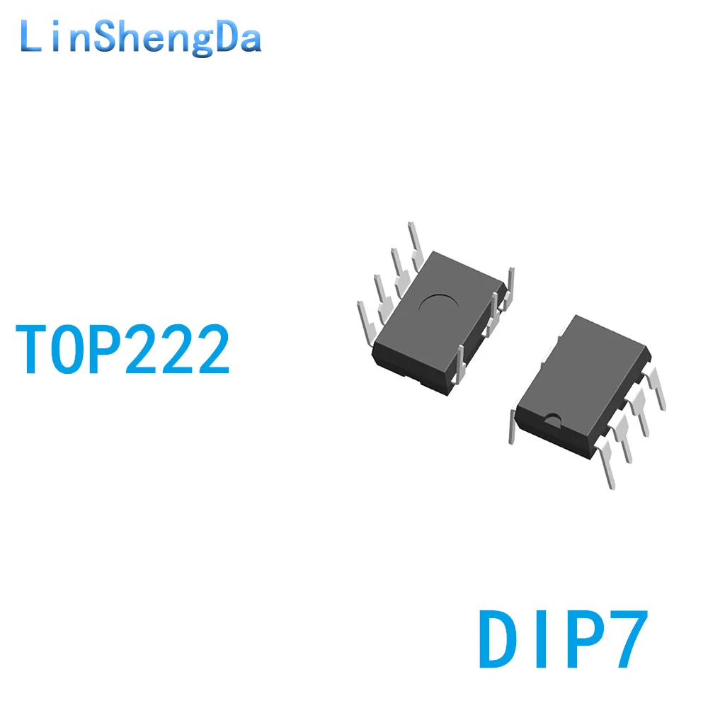 10PCS TOP222 TOP222P TOP222PN 222PN DIP-7 straight plug 7-pin