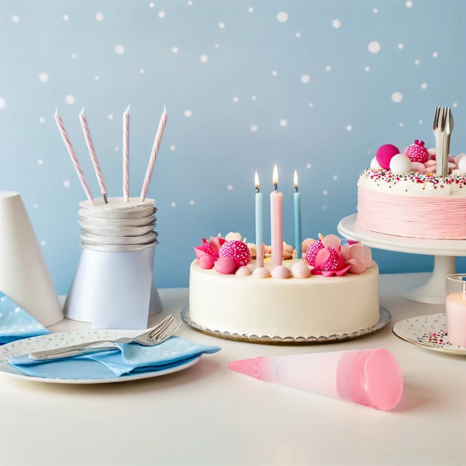 

1Set Cake Decorating Piping Pen Soft Silicone Material Detailed Writing Tool for Cupcake Cookie Frosting Art Kit