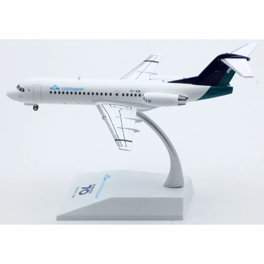 

EW2F70003 Коллекционный самолет из сплава в подарок JC Wings 1:200 KLM «Silkair Hybrid Color» Fokker 70 Литая под давлением модель самолета PH-KZM